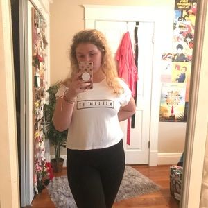 Brandy Melville Killin’ It Crop Top